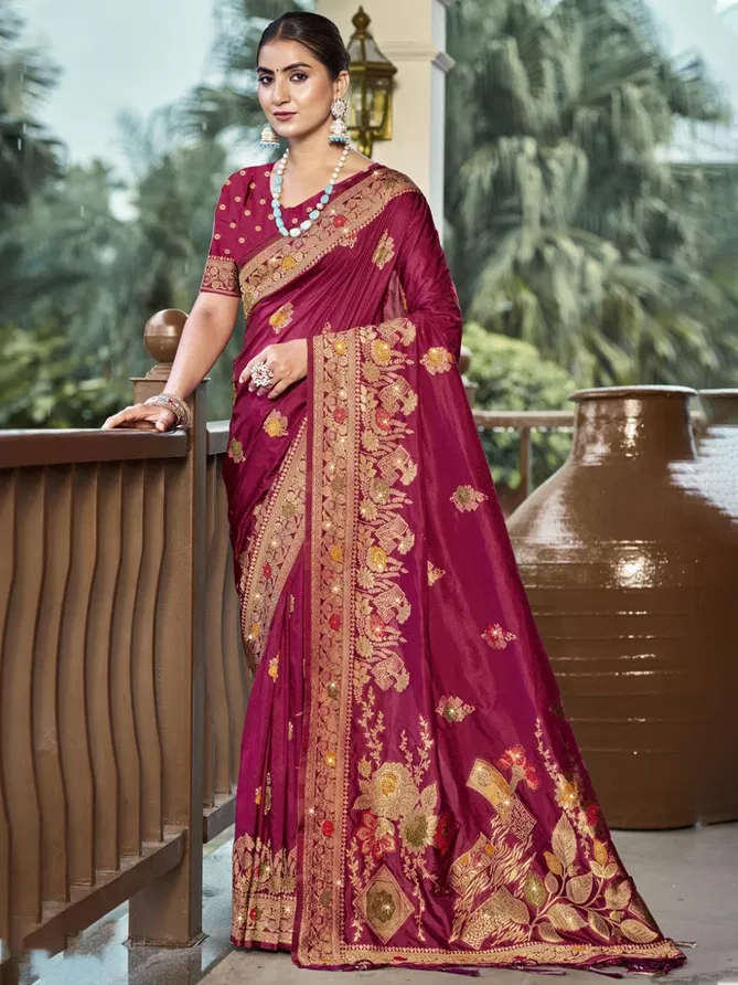 Radhika Pyari Vol 2 By Bunawat Silk Wedding Wear Sarees Suppliers In India